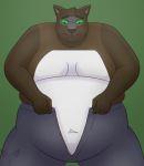  anthro belly deanwolfwood digital_media_(artwork) fatfur male overweight overweight_anthro overweight_male sale solo stomach ych_(character) 