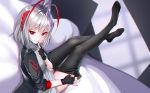  arknights feet horns kernel_killer pantyhose undressing w_(arknights) 