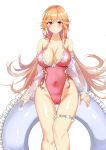  azur_lane cameltoe erect_nipples garter richelieu_(azur_lane) swimsuits uchida_shou 