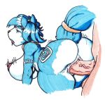  2020 accessory all_fours anthro anthro_penetrated anus balls big_breasts big_butt blue_body blue_fur blue_hair bouncing_breasts bouncing_butt breasts butt canid canine doggystyle duo edit faceless_character faceless_human faceless_male female female_penetrated fox from_behind_position fur genitals green_eyes hair headband human human_edit human_on_anthro human_penetrating human_penetrating_anthro human_penetrating_female humanoid_genitalia humanoid_penis interspecies jewelry krystal male male/female male_on_anthro male_penetrating male_penetrating_anthro male_penetrating_female mammal multicolored_body multicolored_fur narrowed_eyes nintendo open_mouth penetration penis sex simple_background star_fox tailband thespanker_(artist) tongue tongue_out traditional_(artwork) traditional_media_(artwork) vaginal vaginal_penetration video_games white_background white_body white_fur 