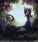  2020 bjpentecost day detailed_background digital_media_(artwork) duo fish forest grass lutrine mammal marine mustelid outside tree 