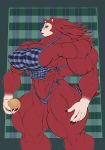  animal_crossing anthro big_breasts breasts clothing eulipotyphlan female hedgehog hi_res mammal muscular muscular_female nintendo nipple_outline panties plaid sable_able side-tie_panties snao solo underwear video_games 