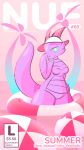  2020 9:16 animal_humanoid anthro big_tail biped clothing cover cute_fangs female glowing glowing_eyes green_eyes hat headgear headwear hi_res horn humanoid kyra_(bloquito) lavenfurr lizard magazine_cover palm_tree pink_sky pupils purple_body purple_scales reptile scales scalie signature snout solo tree water white_pupils 