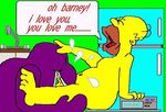  barney crossover homer_simpson tagme the_simpsons 