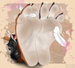 3_toes anthro barefoot big_feet black_clothing blue_body blue_fur breasts brown_body brown_fur calico_cat claws clothed clothed_anthro clothed_female clothing domestic_cat epic_games fangs feet felid feline felis female foot_fetish foot_focus fortnite fur hands_behind_back hi_res huge_feet laugh loose_feather mammal meow_skulls motion_lines multicolored_body multicolored_fur open_mouth open_smile plantigrade restrained restrained_feet restraints sitting skonczonyidiota smile soles solo stocks tail teeth tickle_fetish tickle_torture tickling tickling_feet toe_claws toes tongue white_body white_fur white_loose_feather