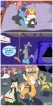 2025 air_conditioner alarm_clock ambiguous_gender anthro bandage bandai_namco bed blood blue_body blue_eyes bodily_fluids braixen breasts bruised butt canid canine character_request cinder_block claws cleaning_tool clipped_ear clock comic copyright_request crowbar digimon digimon_(species) eyes_closed fake_ears fangs featureless_breasts featureless_crotch felid feline female feral fur furniture gardevoir gatomon generation_2_pokemon generation_3_pokemon generation_4_pokemon generation_6_pokemon generation_7_pokemon generation_9_pokemon green_body green_fur green_pseudo_hair group hi_res hug humanoid legendary_pokemon light_bulb lolpuny87 lucario lying mammal meicrackmon meicrackmon_vicious_mode meowscarada money night_cap nintendo on_bed on_roof on_side one_eye_closed open_mouth orange_body orange_fur pawpads paws pillow pink_eyes plushie pokemon pokemon_(species) pseudo_hair red_eyes rooftop satellite_dish scratches signature skitty sneasel solo spanish_text spikes spikes_(anatomy) star tail teeth text tongue tools translation_request white_body yellow_body yellow_fur zeraora