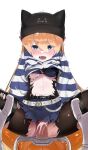  1boy 1girl absurdres alternate_costume beanie belt blonde_hair blue_eyes blush bodystocking bra breasts ciel_(mega_man) clothing_aside commission commissioner_upload cropped_hoodie cum cum_in_pussy cum_on_body cum_on_breasts dr._weil_(mega_man) eyelashes facial fauron714 hat hetero highres holding_another&#039;s_thighs hood hood_down hoodie long_bangs long_hair long_sleeves mechanical_ears mega_man_(series) mega_man_zero_(series) missionary navel nipples non-web_source open_mouth panties panties_aside penis petite pleated_skirt sex skirt small_breasts spread_legs thighs torn_bodystocking torn_clothes transparent_background underwear vaginal 