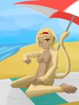  3:4 anthro female haplorhine hi_res mammal monkey nude primate sewlde solo yang-mei_(sewlde) 