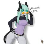  alpha_channel android anthro breasts clothed clothing dialogue eyewear female fiftyfifthfleet glowing glowing_eyes grin hand_on_hip hi_res humor machine meme nice_cock_bro robot simple_background smile solo speech_bubble sunglasses transparent_background 