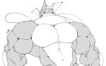  absurd_res anthro flammars greninja hi_res looking_at_another male monochrome muscular muscular_male nintendo pok&eacute;mon pok&eacute;mon_(species) solo video_games yongdasom 