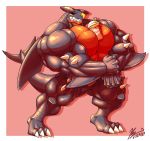  absurd_res beverage big_muscles bubble_tea bubble_tea_challenge challenge flammars flexing garchomp hi_res huge_muscles hyper hyper_muscles male muscular muscular_male nintendo pok&eacute;mon pok&eacute;mon_(species) solo video_games yongdasom 