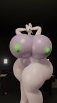  3d_(artwork) 9:16 animated anthro bedroom belly big_breasts big_butt bouncing_breasts breasts butt darkdraketom detailed_background digital_media_(artwork) female goodra green_nipples hands_behind_head huge_breasts huge_butt looking_at_viewer nintendo nipples pok&eacute;ball pok&eacute;mon pok&eacute;mon_(species) purple_body purple_skin short_playtime solo thick_thighs video_games wide_hips 