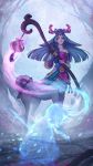  9:16 antlers asian_clothing centaur cervid cervid_taur clothing ears_down east_asian_clothing equid equid_taur female forest frown fur ghost hi_res hooves horn japanese_clothing julia_shi kimono league_of_legends lillia_(lol) long_ears looking_at_viewer mammal mammal_taur pivoted_ears ribbons riot_games round_tail solo spirit tail_bow tail_ribbon taur tree video_games white_body white_fur 