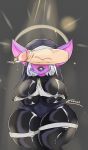  big_breasts breast_squish breasts ear_piercing ear_ring female genitals hi_res huarbodraw humanoid_pointy_ears league_of_legends male male/female not_furry nun penis penis_on_face piercing riot_games simple_background solo_focus squish thick_thighs tristana_(lol) video_games wide_hips yordle 
