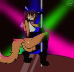  absurd_res anthro breasts cadence canid canine detailed_background female female/female fox hi_res mammal redfox satomianimations solo 