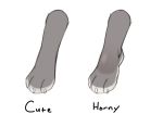  2020 3_toes ambiguous_gender claws english_text feet foot_shot fur grey_body grey_fur multicolored_body multicolored_fur simple_background siroc solo text toes two_tone_body two_tone_fur white_background 