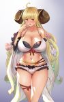 anila_(granblue_fantasy) bikini bonz_(bonz0616) cleavage granblue_fantasy horns swimsuits 
