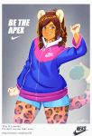  clothing english_text felid female hi_res hoodie jaguar kitzy_(character) luxarman mammal pantherine text text_on_clothing text_on_hoodie text_on_topwear topwear url 