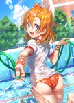  ass bikini kousaka_honoka love_live! swimsuits wedo 