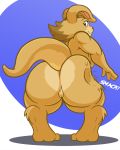  4:5 anthro big_butt breasts butt butt_slap female genitals hi_res huge_butt hybrid lagomorph leporid looking_back mammal nude pussy rabbit regret_everything slap solo thick_thighs 