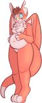  absurd_res alpha_channel anthro ash belly big_belly chiropteran dust:_an_elysian_tail female fur hi_res mammal nimbat nogard orange_body orange_fur pregnant simple_background smile solo video_games 