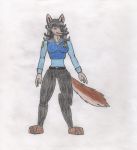 absurd_res anthro canid canine canis clothed clothing domestic_dog female german_shepherd hair herding_dog hi_res mammal pastoral_dog solo susan 