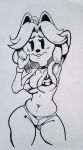  breasts canid canine clothed clothing female fur hair isolatedartest looking_at_viewer mammal smile tem temmie_(undertale) undertale video_games white_body white_fur 