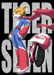  anthro black_nose clothed clothing felid male mammal motorcycle pantherine red_eyes solo tetsujin_tiger_seven tiger uno_makoto vehicle 
