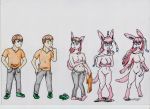  absurd_res anthro averageguardlucas blue_eyes bowl breast_growth digitigrade eeveelution fur gender_transformation hair hi_res human humanoid male mammal mtf_transformation nintendo pink_body pink_fur pink_hair pok&eacute;mon pok&eacute;mon_(species) pok&eacute;morph ribbons solo sylveon tail_growth transformation video_games 