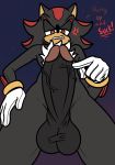  angry big_penis eulipotyphlan first_person_view genitals hedgehog hi_res male mammal penis shadow_the_hedgehog solo sonic_the_hedgehog_(series) taillove_(artist) throbbing 