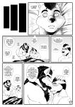  absurd_res anthro ark_(shade) biped brother brothers canid canine canis comic dagger_(shade) dialogue english_text hi_res male mammal monochrome shade_the_wolf sibling speech_bubble text wolf young 
