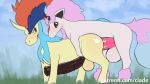  16:9 anal anal_penetration animal_genitalia animal_penis animated balls big_balls big_butt big_penis black_penis blush bouncing_balls butt clade duo equid equine equine_penis feral feral_on_feral feral_penetrated feral_penetrating feral_penetrating_feral galarian_ponyta genitals keldeo legendary_pok&eacute;mon looking_back male male/male male_penetrated male_penetrating male_penetrating_male mammal nintendo outside penetration penis pink_penis pok&eacute;mon pok&eacute;mon_(species) regional_form_(pok&eacute;mon) sex short_playtime sky thrusting video_games widescreen 