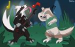  absurd_res after_transformation alsoflick galarian_linoone hi_res linoone music nintendo pok&eacute;mon pok&eacute;mon_(species) regional_form_(pok&eacute;mon) rock transformation video_games 