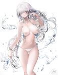  bikini breasts haori_iori nipples swimsuits wardrobe_malfunction 