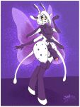 3:4 antennae_(anatomy) anthro antlers armpit_hair arthropod balls big_butt big_penis bodily_fluids body_hair butt chest_tuft colored_nails deer deer_ears digital_media_(artwork) eyelashes eyeshadow flyntdraws_(artist) foreskin fur genital_fluids genitals hair hi_res hooves horn hybrid insect lepidopteran makeup male mammal moth multi_limb nails nude penis pubes pubic_mound simple_background smile solo thick_thighs tuft wide_hips wings