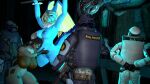3d_(artwork) alien_(franchise) alombti anthro armor big_breasts breasts combine_soldier digital_media_(artwork) eeveelution facehugger female feral generation_1_pokemon generation_4_pokemon genitals group gun hi_res holding_partner human hybrid hyena lopunny male mammal nintendo nipples nude pokemon pokemon_(species) ranged_weapon restrained source_filmmaker_(artwork) vaporeon vulva weapon
