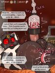 abuse animal_print anthro anus armwear backsack ball_gag balls bdsm begging_to_stop big_butt big_penis blush bodily_fluids bondage bound breaking bullying butt clothing cow_print cow_print_armwear cow_print_stockings cum cum_in_ass cum_inside degradation dirty_talk duo eeveelution ejaculation exposed femboy feminization fog forced free_use gag generation_2_pokemon genital_fluids genitals good_boy hands_behind_head helpless hi_res huge_penis humiliation humiliation_fetish insult latex leaking_cum legwear machine male male/male milking_machine milking_machine_on_male mind_break nintendo penile penis penis_milking petplay pokemon pokemon_(species) prostate_stimulation puffy_anus punishment qtpoison questionable_consent raised_tail restraints roleplay scared scared_expression sex_slave sex_toy slave splurt stockings submissive submissive_male sucking sweat tail tears teasing training umbreon