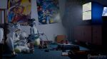 16:9 3d_(artwork) 4k absurd_res anthro bedroom bodily_fluids bong clothed clothing controller diaper diaper_fetish digital_media_(artwork) drugs duo electronics english_text fur furniture game_controller gaming genital_fluids hi_res huge_filesize kobold lamp lava_lamp male male/male marijuana nintendo playing_video_game plushie pokemon pokemon_(species) poster retro retro_console retro_controller roleplay scalie sitting sleepover snubbyarts television text topless unclean_diaper urine used_diaper wearing_diaper wet_diaper wetting widescreen