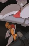 2025 5:8 absurd_res anthro askart biped blue_eyes butt clothed clothed_anthro clothed_female clothing digital_media_(artwork) female fur grey_body grey_fur grey_tail hi_res holding_object lombax mammal panties prosthetic prosthetic_arm prosthetic_limb ratchet_and_clank rivet_(ratchet_and_clank) simple_background solo sony_corporation sony_interactive_entertainment tail tongue tongue_out underwear