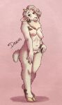 5_fingers absurd_res anthro bovid breasts caprine character_name dawn_(kantachibli) ear_piercing ear_ring elderly_anthro elderly_female english_text female fingers fur genitals hi_res hooves horn humanoid_hands kantachibli mammal mature_anthro mature_female navel nipples nude nude_anthro nude_female piercing ring_piercing sheep shetland_sheep solo standing tail text vulva white_body white_fur white_wool wool_(fur)