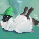 2025 absurd_res all_fours anal anal_penetration anthro anthro_penetrated balls big_butt bottomless bottomless_male bovid butt caprine circumcised clothed clothing deltarune disembodied_hand duo english_description erection eyewear fur genitals glasses goat green_clothing green_eyes green_hat green_headwear half-closed_eyes hat headgear headwear hi_res hug hugging_object hugging_pillow human human_on_anthro human_penetrating human_penetrating_anthro humanoid humanoid_on_anthro interspecies looking_back male male/male male_penetrated male_penetrating male_penetrating_male mammal mostly_nude_anthro mostly_nude_male narrowed_eyes on_ground outside penetration penile penile_penetration penis pillow pink_scarf plap_(sound) ralsei round_glasses scarf sex side_view small_tail sound_effects tabs_huoo tail text thick_thighs topless topless_anthro topless_male touching_butt undertale_(series) wearing_glasses white_body white_fur wizard_hat