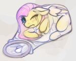 abuse bodily_fluids condom crying cum female feral filled_condom fluttershy_(mlp) forced friendship_is_magic genital_fluids hasbro latex marsminer my_little_pony rape sex sexual_barrier_device solo tears