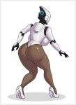  breasts butt clothing female footwear haydee haydee_(game) hi_res high_heels humanoid machine robot shoes solo tridark video_games 