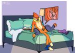  anthro anus bed bedroom bedroom_eyes bodily_fluids buizel close-up conditional_dnp female furniture genital_fluids genitals lustylamb narrowed_eyes nintendo paddle pok&eacute;mon pok&eacute;mon_(species) presenting pussy pussy_juice seductive sex_toy solo video_games 