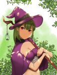  absurdres drawing forest hat highres nature original practicing syasa25 witch witch_hat 