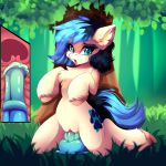  1:1 absurd_res airiniblock animal_dildo animal_sex_toy black_mane black_tail blue_mane blue_tail cervical_contact chest_tuft cutaway cutie_mark dildo dildo_in_pussy dildo_sitting equid equine equine_dildo fan_character female feral forest fur genitals hasbro hi_res horse internal kneeling looking_at_viewer mammal mane medial_ring multicolored_mane multicolored_tail my_little_pony open_mouth outside penetration pony pussy sex_toy sex_toy_in_pussy solo tan_body tan_fur tongue tongue_out tree tuft vaginal vaginal_penetration 