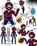  axelocraft1500_(artist) english_text five_nights_at_freddy&#039;s five_nights_at_freddy&#039;s_4 greeting hi_res human humanization male mammal nightmare_balloon_boy_(fnaf) plushtrap_(fnaf) solo springtrap_(fnaf) text unknown_artist video_games wolf-con-f 