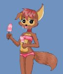  anthro clothing collar dessert female food hybrid ice_cream prostokvashino solo swimwear tama-tama unknown_artist 