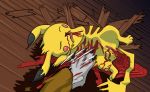  blood blood_on_feet bodily_fluids crush death duo feet feet_on_belly feet_on_chest female gore hi_res kepperus kick killing nintendo nosebleed paws pikachu pok&eacute;mon pok&eacute;mon_(species) snuff stepped_on vaginal_blood video_games violence wounded 