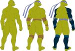  5_fingers 5_toes absurd_res alpha_channel anthro armor butt donatello_(tmnt) fingers hi_res humanoid male muscular ninja nude reptile scalie shell-less solo sparksstars teenage_mutant_ninja_turtles toes turtle warrior 